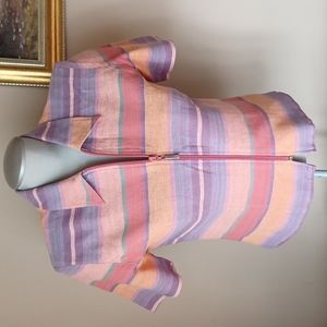 Linen crop top jacket Size S